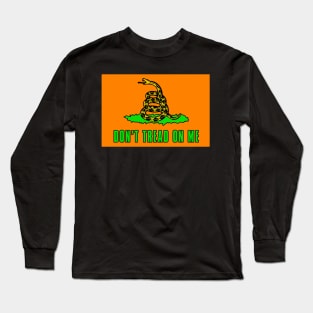 Dont tread on me flag - Construction Safety Orange Long Sleeve T-Shirt